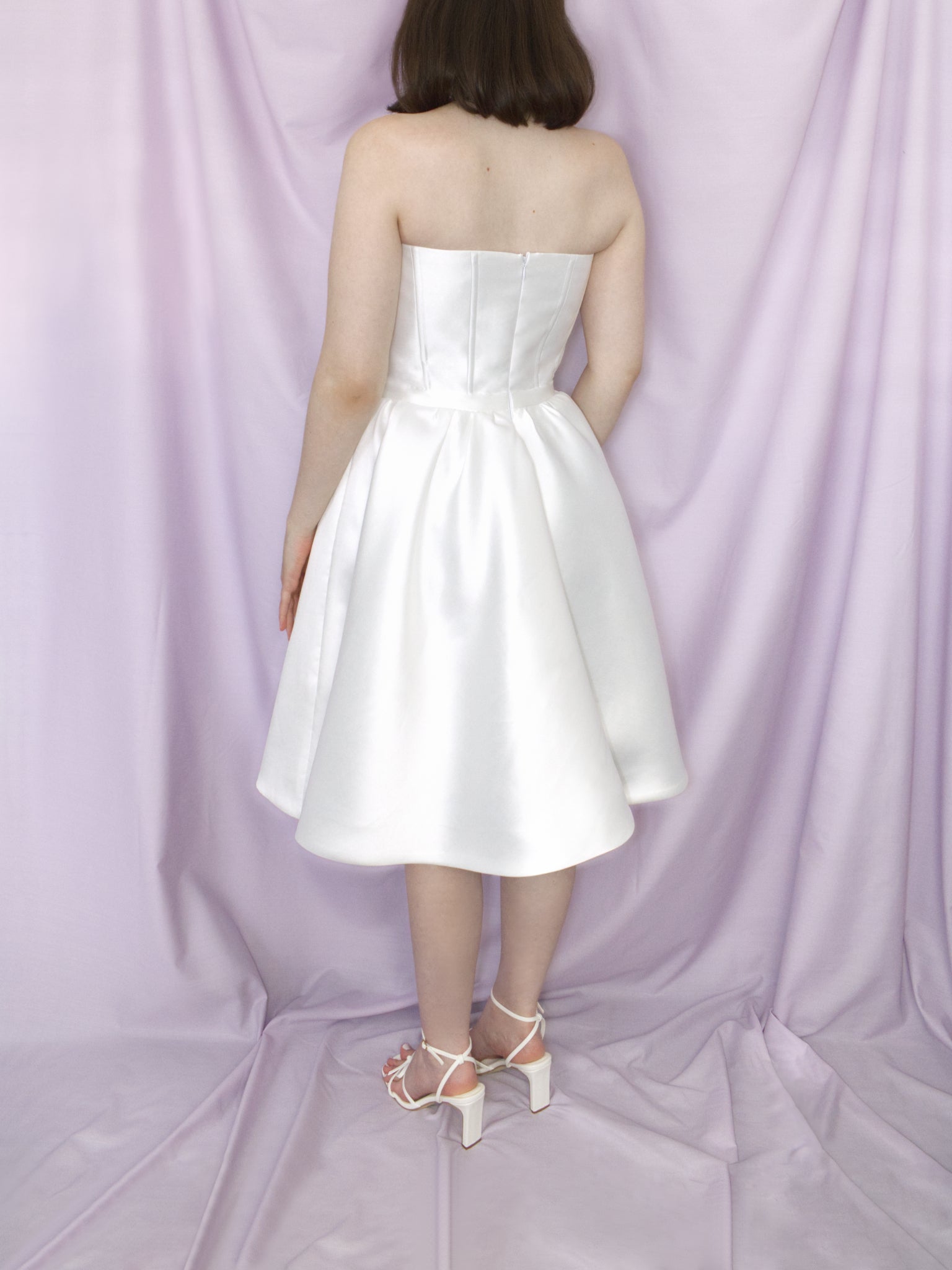 Bow Waist Flare Dress