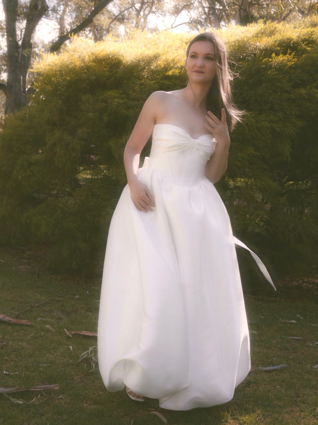 Bridal Bow Corset Gown