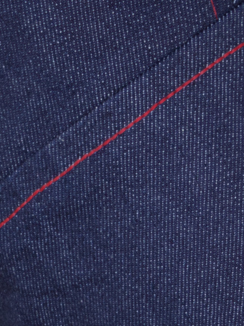 Red topstitching detail.
