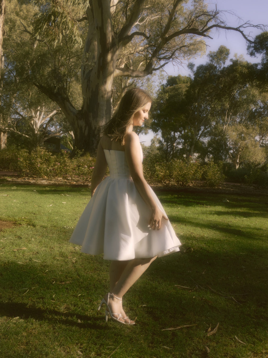 Bow Waist Flare Dress